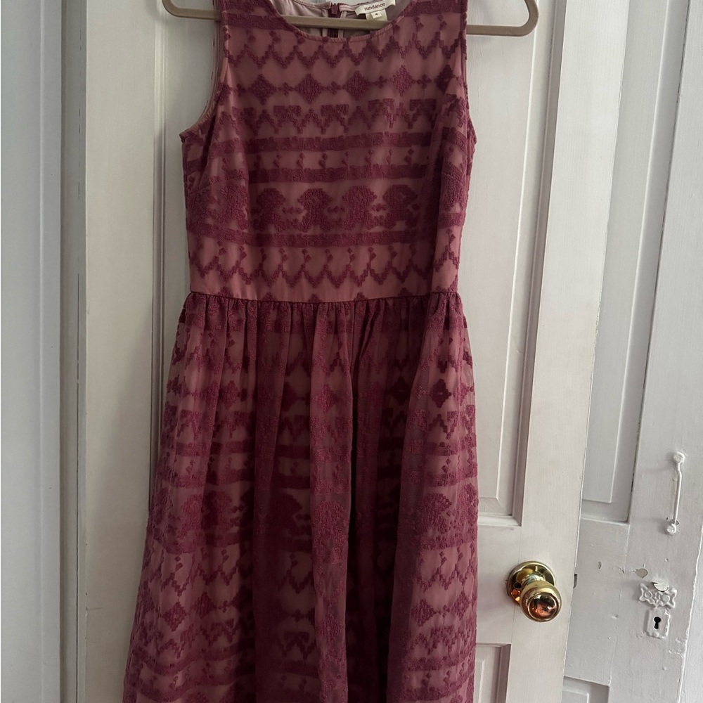 Sundance Burgundy Mini Dress